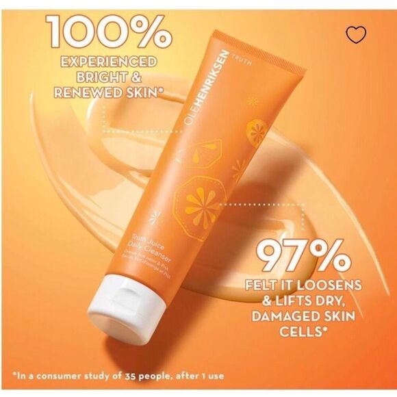 OLE HENRIKSEN - NWT - Mini Truth Juice Daily Cleanser. 2 oz. Sealed Product 🍊 - Picture 6 of 15